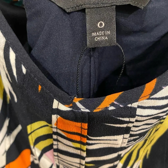 NEW Banana Republic Palm Print Midi Dress Size 0 - Picture 3 of 5